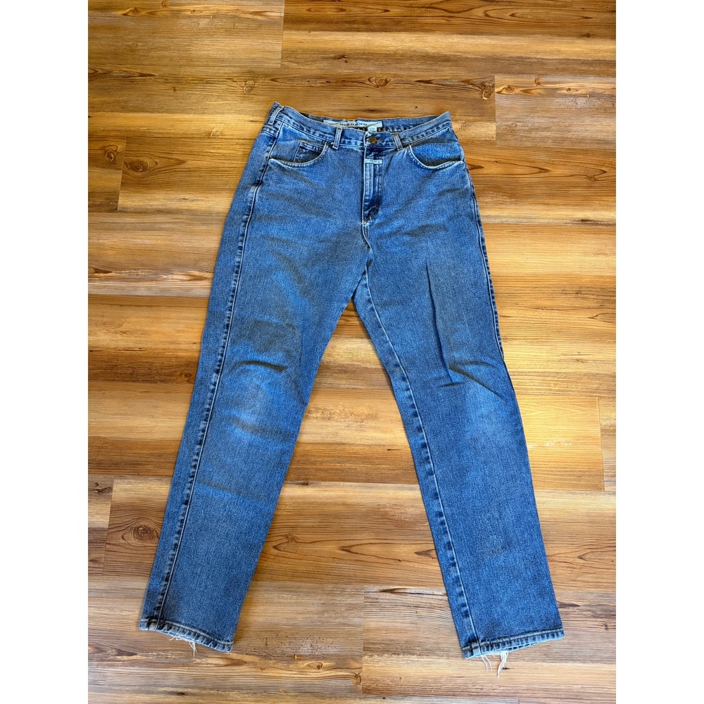 Marithe Francois Girbaud Vintage High Waisted Straight Leg Jeans Blue 13/14 Long